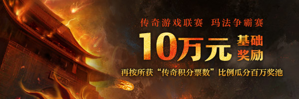 传奇天下第一,传奇游戏联赛12月31日开启巅峰对决!